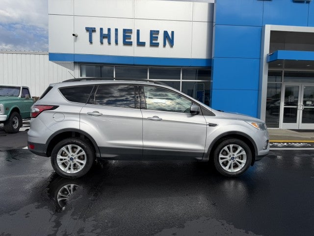 2018 Ford Escape SE in Silver — front three-quarter view