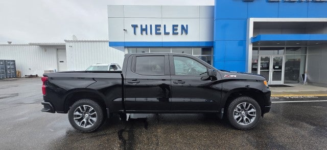 2023 Chevrolet Silverado 1500 RST in Black — front three-quarter view