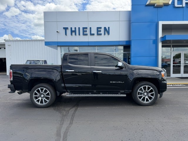2022 GMC Canyon Denali in Onyx Black — front three-quarter view