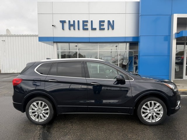 2020 Buick Envision Premium in Dark Moon Blue Metallic — front three-quarter view