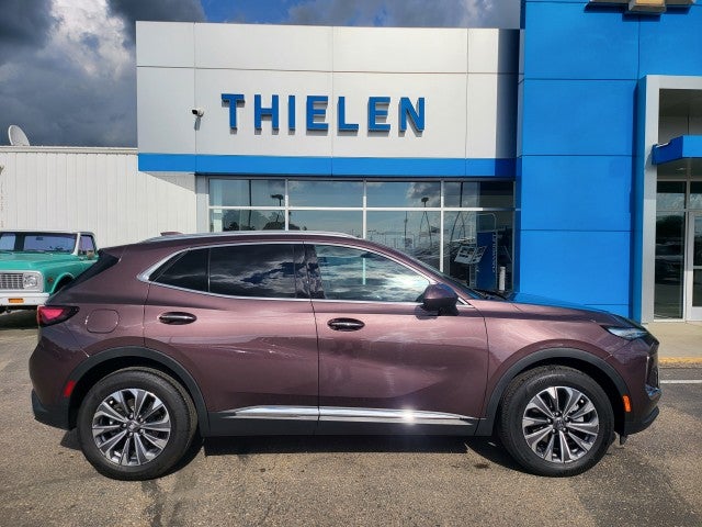 2025 Buick Envision Preferred in Smokey Amethyst Metallic — front three-quarter view